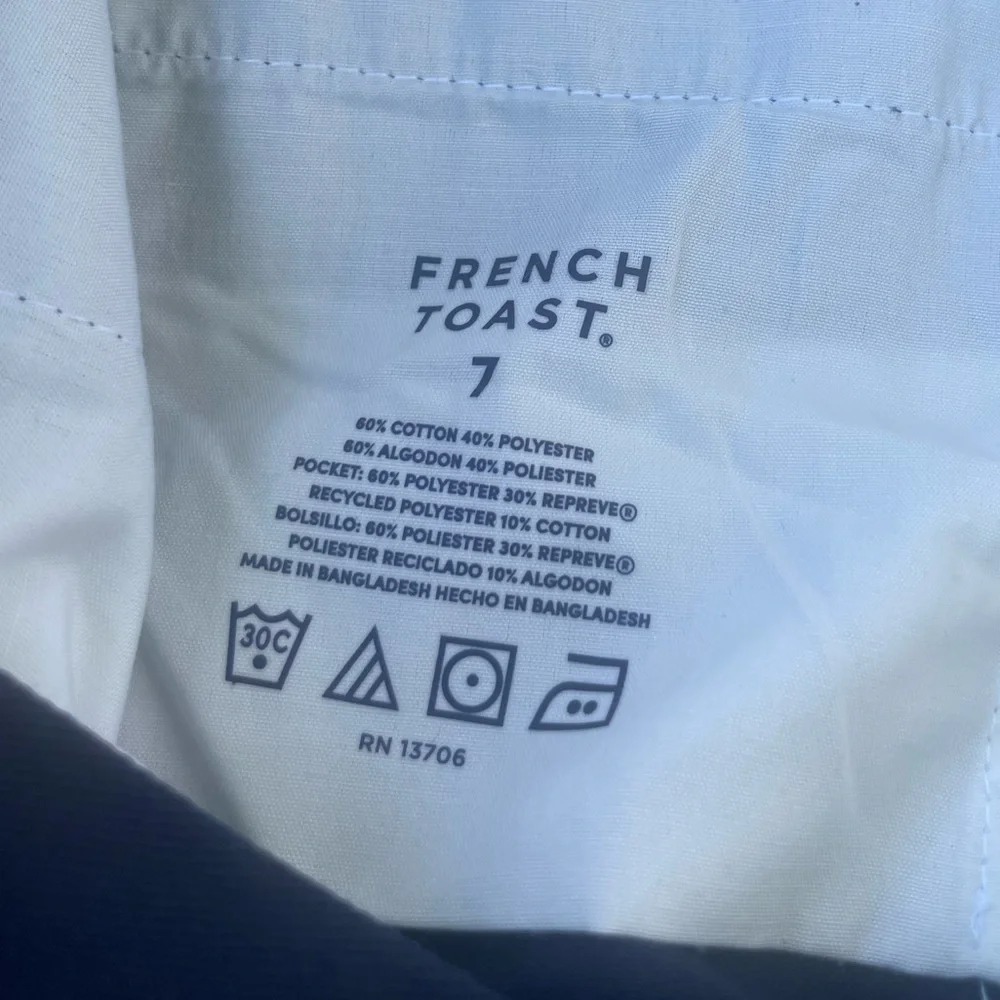 French toast relaxed boys Blue uniform pants size 7 - Picture 5 of 5